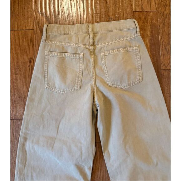 Gap NWOT tan high rise barrel jeans size 6/28 tall - Picture 6 of 9